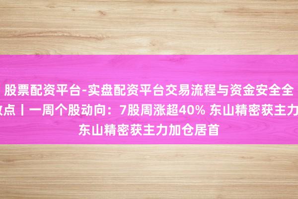 股票配资平台-实盘配资平台交易流程与资金安全全解析 晓数点丨一周个股动向：7股周涨超40% 东山精密获主力加仓居首